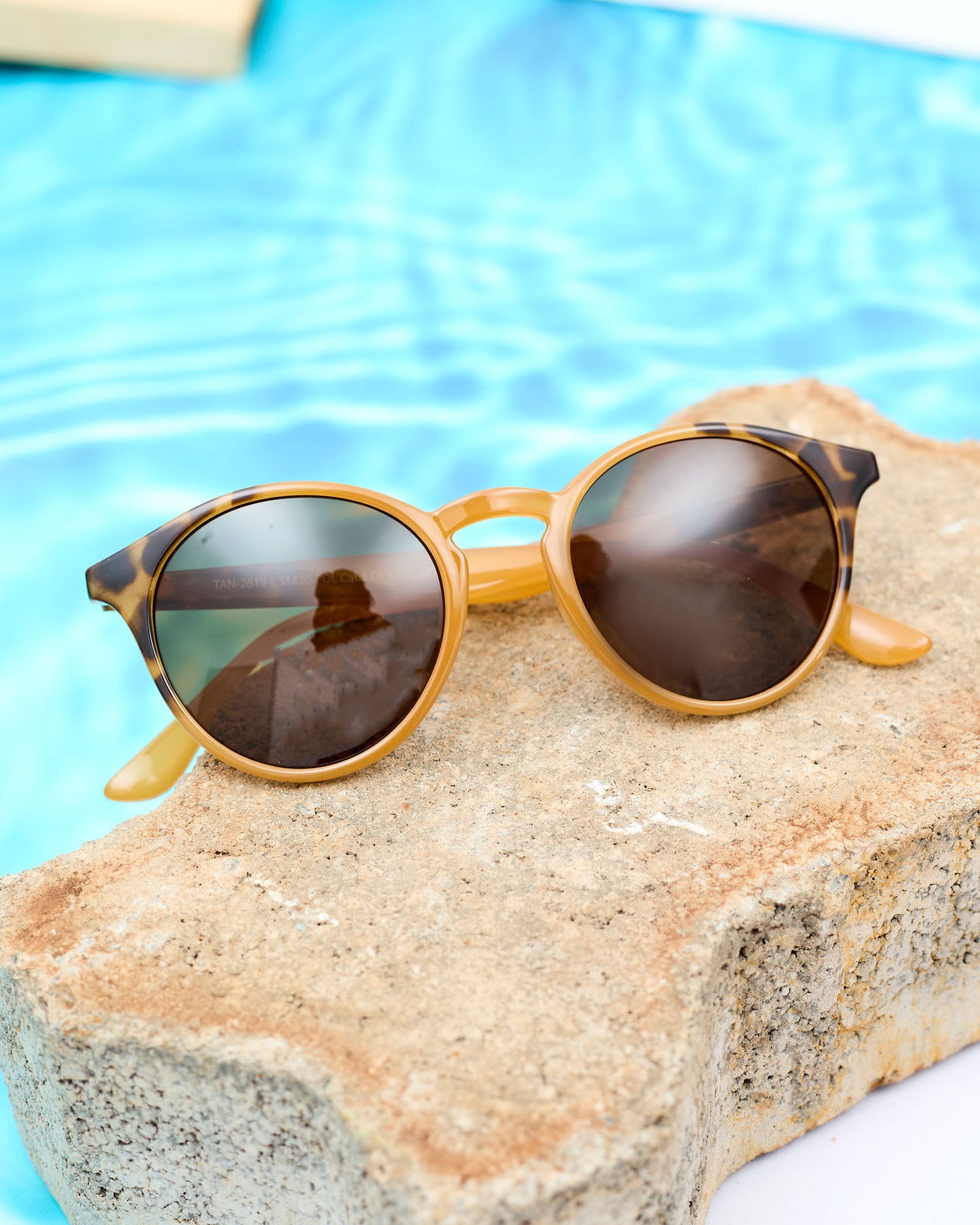 WARIDI EYEWEAR KARMELI SUNGLASSES - CARAMEL