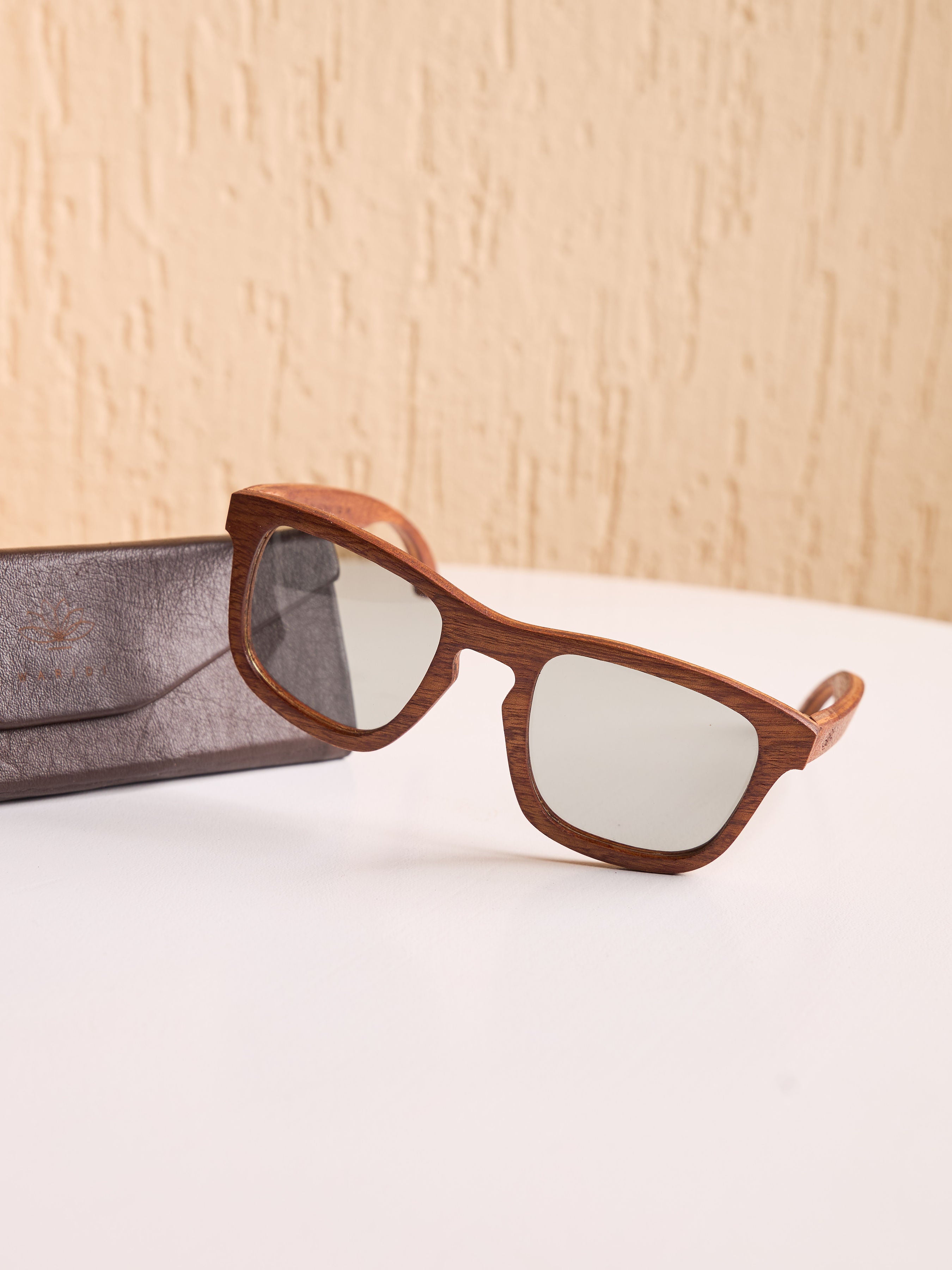 Waridi Bongo Sunglasses- Wood