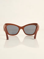 Waridi Kipepeo Sunglasses- Mvule Wood