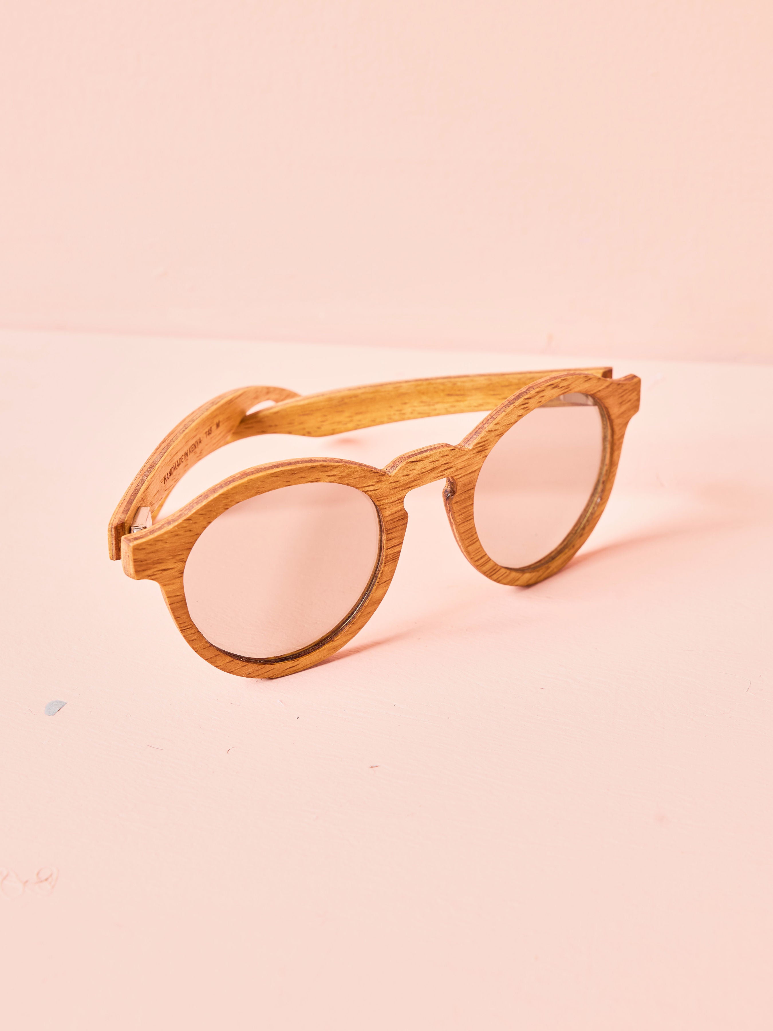 Waridi  Safari Sunglasses - Mvule Wood