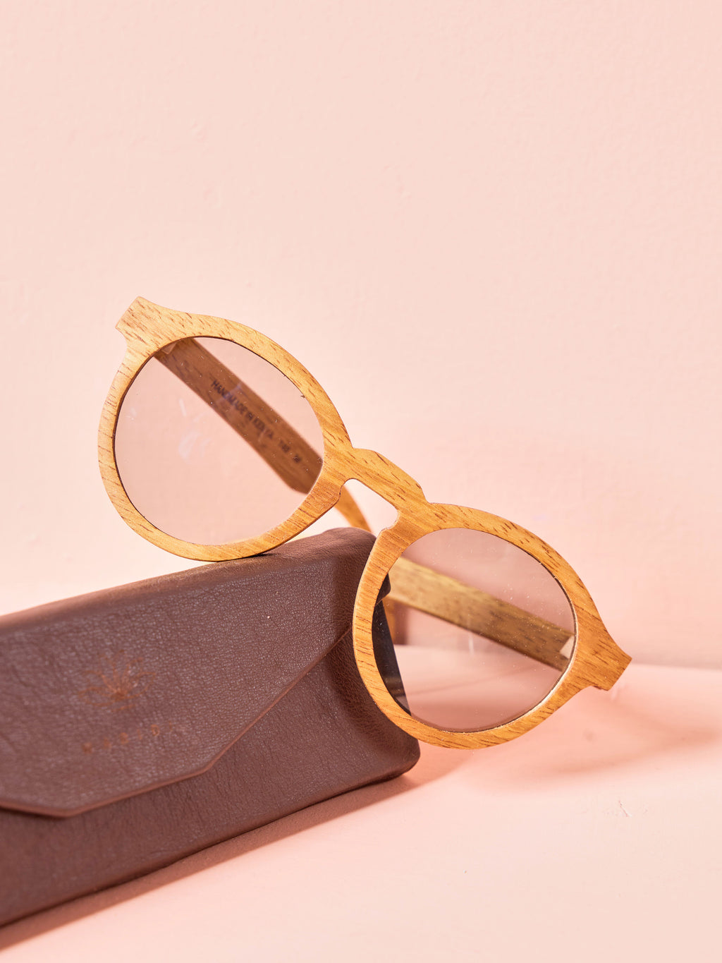 Waridi  Safari Sunglasses - Mvule Wood