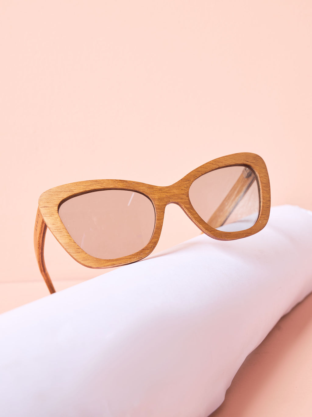 Waridi Kipepeo Sunglasses- Mvule Wood