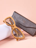 Waridi Kipepeo Sunglasses- Mvule Wood