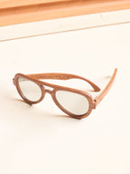 Waridi Tai sunglasses -Mahogany wood