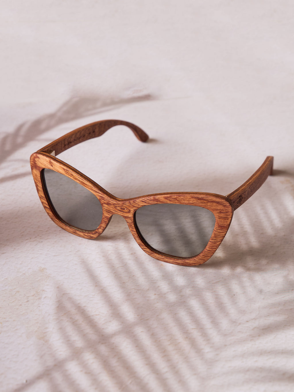 Waridi Kipepeo Sunglasses- Mahogany Wood