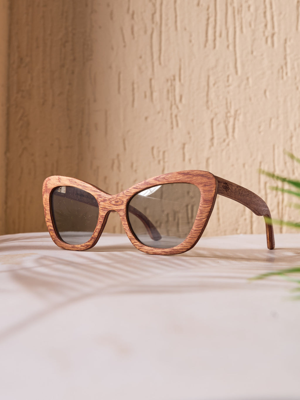 Waridi Kipepeo Sunglasses- Mahogany Wood