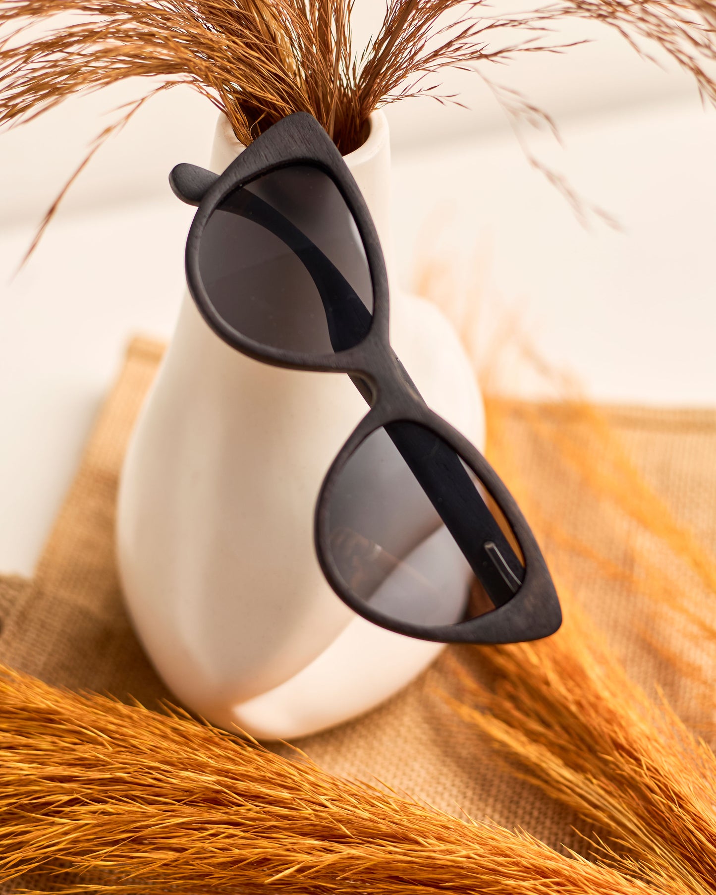 Waridi Paka Sunglasses -Ebonized wood