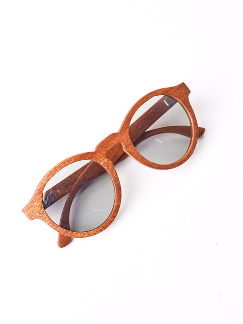 Waridi  Safari Sunglasses- Mahogany Wood