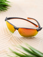 Waridi Sleek Orange Sunglasses