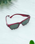 Waridi  Nyasibahari Maroon Sunglasses