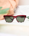 Waridi  Nyasibahari Maroon Sunglasses