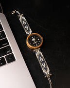 Milele Wooden watch - Beaded Strap