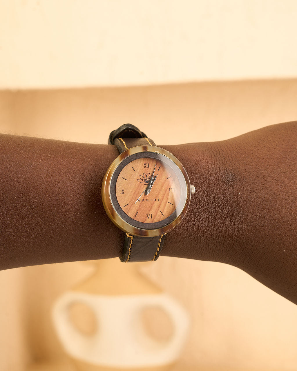 Milele Cowhorn Watch - Leather Strap