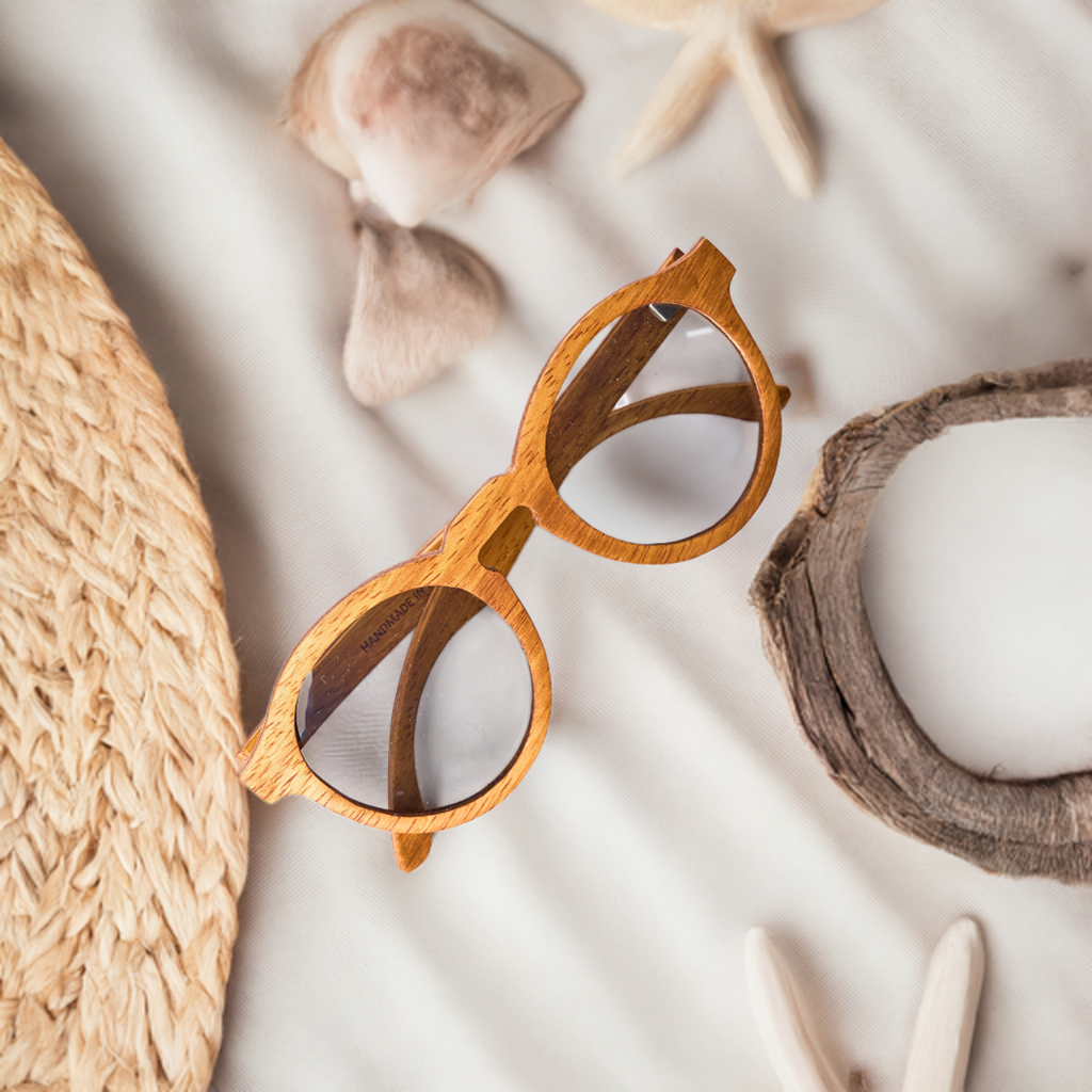 Waridi  Safari Sunglasses - Mvule Wood