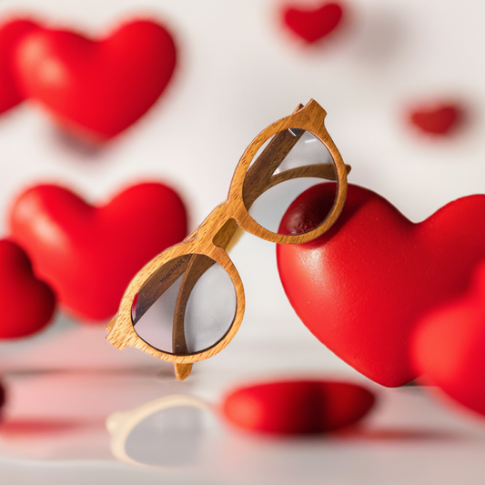 Waridi  Safari Sunglasses - Mvule Wood