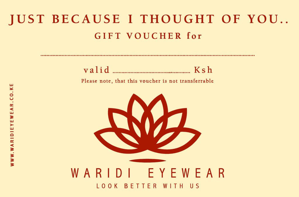 Waridi eyewear  Gift card