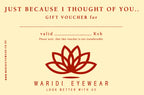 Waridi eyewear  Gift card